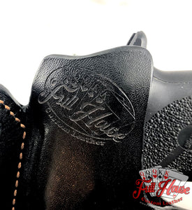 Sig Sauer P938 9mm - Black Leather Pancake Holster (OWB) - Full House Custom Leather