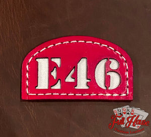 1 Piece Passport Id Tag (Curved Top) - 2X3.5 Fire Fighter Gear