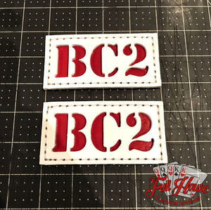 2 Piece Passport ID Tags (Sides) - 2"x3.5" - Full House Custom Leather