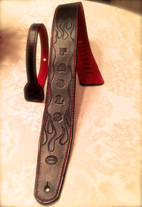 Custom Leather Guitar Strap