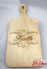 Load image into Gallery viewer, Custom Engraved Maple Cheese Boards - Full House Custom Leather