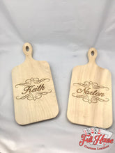 Load image into Gallery viewer, Custom Engraved Maple Cheese Boards - Full House Custom Leather