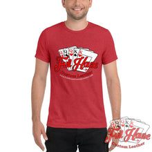 Load image into Gallery viewer, Full House Logo - Tri-Blend Shirt (Colors) - Full House Custom Leather