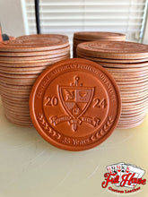 Load image into Gallery viewer, Customized Leather Name Coasters - Leather