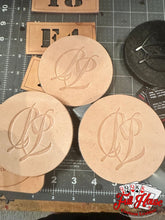 Load image into Gallery viewer, Customized Leather Name Coasters - Leather