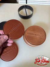 Load image into Gallery viewer, Customized Leather Name Coasters - Leather