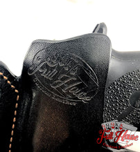 Load image into Gallery viewer, Sig Sauer P938 9mm - Black Leather Pancake Holster (OWB) - Full House Custom Leather
