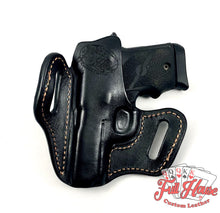 Load image into Gallery viewer, Sig Sauer P938 9mm - Black Leather Pancake Holster (OWB) - Full House Custom Leather