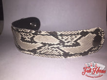 Load image into Gallery viewer, SnakeSkin - Leather Wrist Cuff - Full House Custom Leather