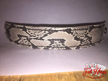 Load image into Gallery viewer, SnakeSkin - Leather Wrist Cuff - Full House Custom Leather