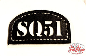 1 Piece Passport ID Tag (Front) - 2"x3.5" - Full House Custom Leather