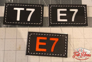 1 Piece Passport Id Tag Horizontal (Rectangle) - 2 X 3.5 Fire Fighter Gear