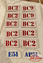 Load image into Gallery viewer, 1 Piece Passport Id Tag Horizontal (Rectangle) - 2 X 3.5 Fire Fighter Gear