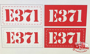 1 Piece Passport Id Tag (Rectangle) - 2 X 4 Fire Fighter Gear