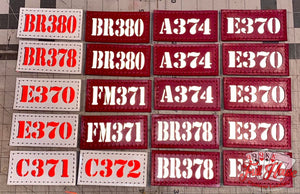 1 Piece Passport Id Tag (Rectangle) - 2 X 4 Fire Fighter Gear