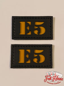 2 Piece Horizontal Passport Id Tags (Sides) - 2X3.5 Fire Fighter Gear