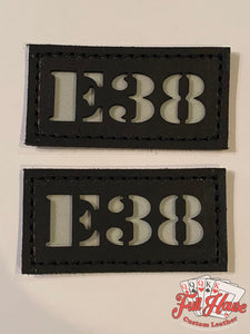 2 Piece Horizontal Passport Id Tags (Sides) - 2X3.5 Fire Fighter Gear