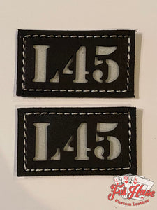 2 Piece Horizontal Passport Id Tags (Sides) - 2X3.5 Fire Fighter Gear