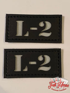2 Piece Horizontal Passport Id Tags (Sides) - 2X3.5 Fire Fighter Gear