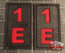 Load image into Gallery viewer, 2 Piece Passport ID Tags - Dallas Style (4&quot; Sides) - 2&quot;x4&quot; - Full House Custom Leather