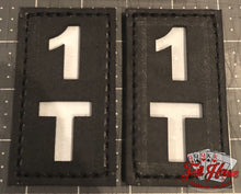 Load image into Gallery viewer, 2 Piece Passport ID Tags - Dallas Style (4&quot; Sides) - 2&quot;x4&quot; - Full House Custom Leather