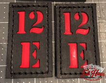 Load image into Gallery viewer, 2 Piece Passport ID Tags - Dallas Style (4&quot; Sides) - 2&quot;x4&quot; - Full House Custom Leather