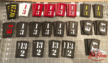 Load image into Gallery viewer, 2 Piece Passport ID Tags (Sides) - 2&quot;x3.5&quot; - Full House Custom Leather