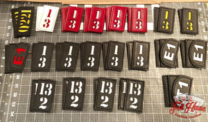 2 Piece Passport ID Tags (Sides) - 2"x3.5" - Full House Custom Leather