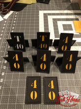 Load image into Gallery viewer, 2 Piece Passport ID Tags (Sides) - 2&quot;x3.5&quot; - Full House Custom Leather