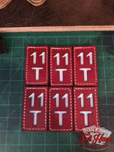 Load image into Gallery viewer, 2 Piece Passport ID Tags (Sides) - 2&quot;x3.5&quot; - Full House Custom Leather