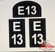 Load image into Gallery viewer, 3 Piece Passport ID Tags (Front and Sides) - 2&quot;x3.5&quot; - Full House Custom Leather