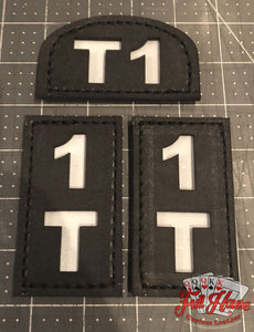 3 Piece Passport ID Tags (Front and Sides) - 2"x3.5" - Full House Custom Leather