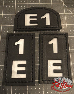 3 Piece Passport ID Tags (Front and Sides) - 2"x3.5" - Full House Custom Leather