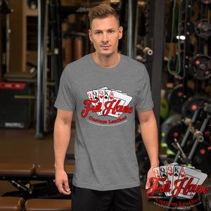 Athletic Grey Logo T-Shirt - Full House Custom Leather