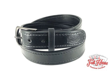 Load image into Gallery viewer, Black English Bridle - Mens Full Grain Leather Belt - Full House Custom Leather