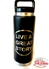 Load image into Gallery viewer, BYOT - Tumbler Engraving - Graphic Only - Full House Custom Leather