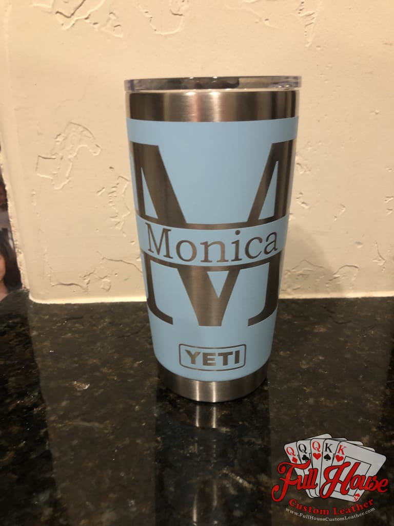 BYOT - Tumbler Engraving - Name Only - Full House Custom Leather