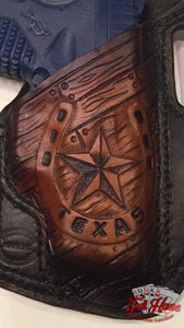 Custom Leather Pancake Holster - Made to Order - Full House Custom Leather