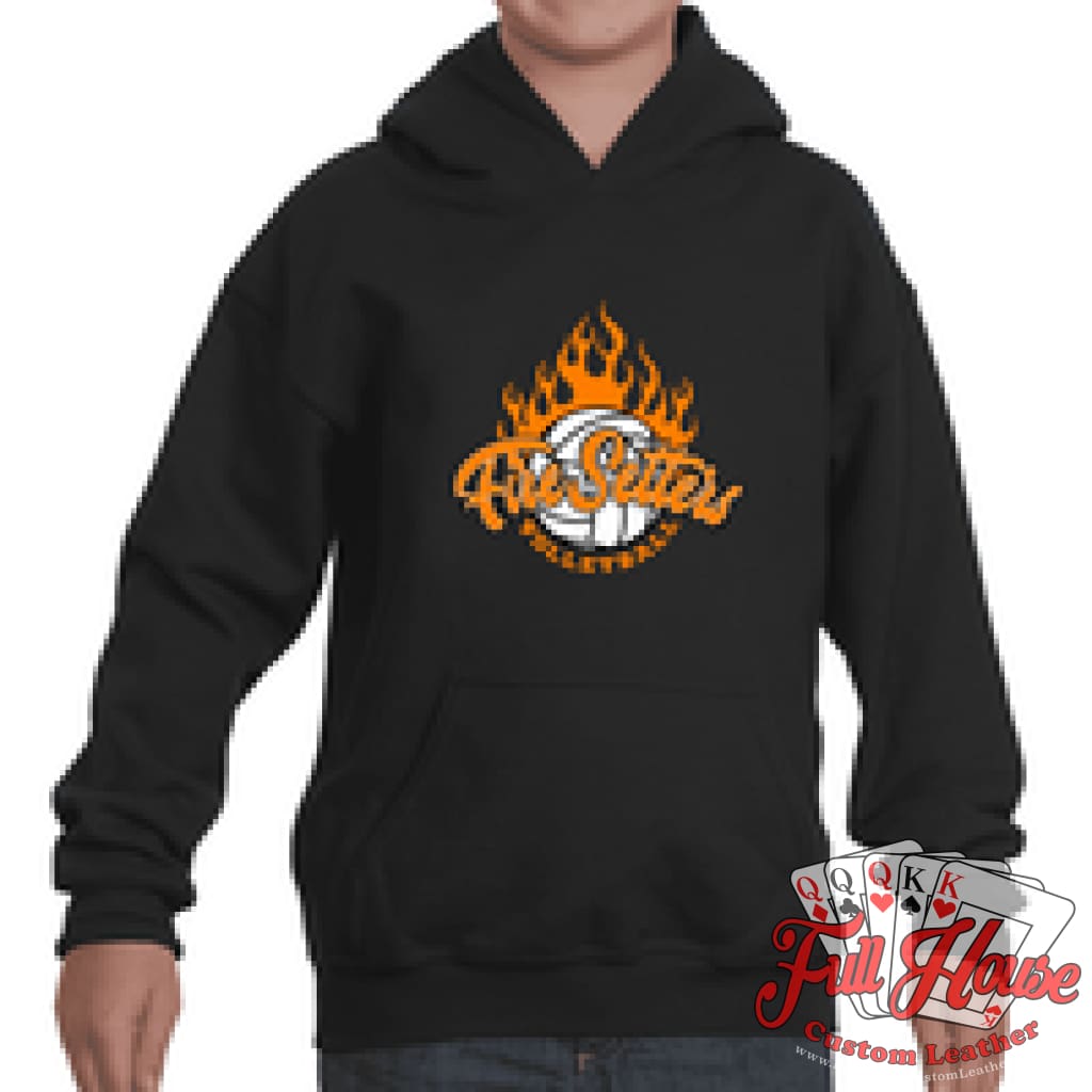 Fire Setters Youth Hoodie - Full House Custom Leather