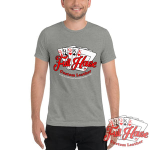 Full House Logo - Tri-Blend Shirt (Colors) - Full House Custom Leather