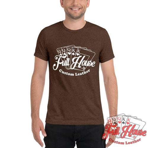 One Color Full House Logo T-Shirt - Full House Custom Leather