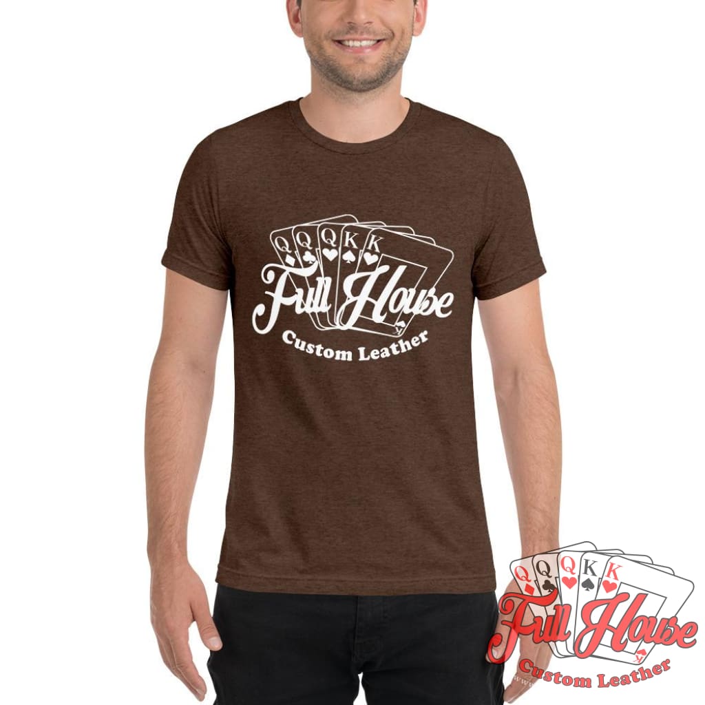 One Color Full House Logo T-Shirt - Full House Custom Leather