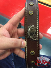 Load image into Gallery viewer, Pocket Aces and .45&#39;s - Leather Wrist Cuff - Full House Custom Leather