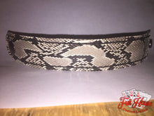 Load image into Gallery viewer, SnakeSkin - Leather Wrist Cuff - Full House Custom Leather