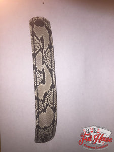 SnakeSkin - Leather Wrist Cuff - Full House Custom Leather