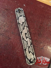 Load image into Gallery viewer, SnakeSkin - Leather Wrist Cuff - Full House Custom Leather