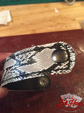 Load image into Gallery viewer, SnakeSkin - Leather Wrist Cuff - Full House Custom Leather